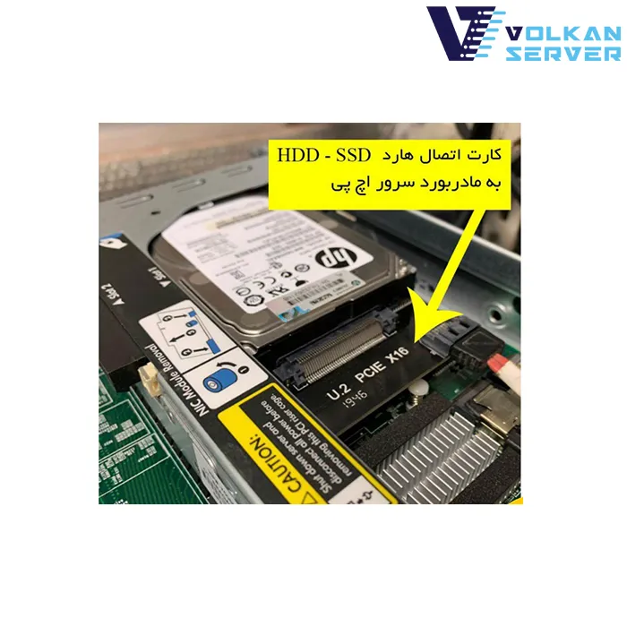 کارت توسعه هارد SSD و HDD به سرور U2 PCIE X16