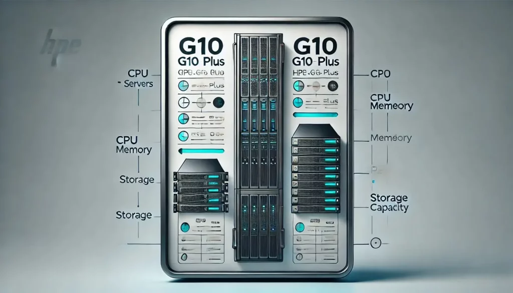 مقایسه سرورهای HPE G10 و HPE G10 Plus
