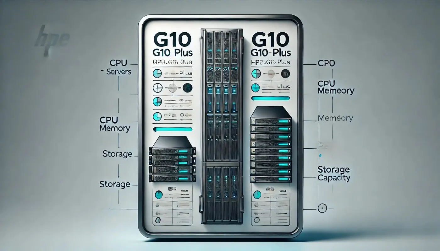 مقایسه سرورهای HPE G10 و HPE G10 Plus