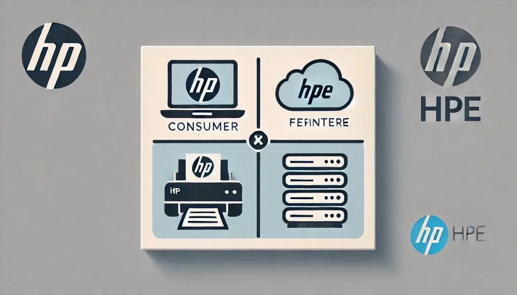 تفاوت‌ میان محصولات HP و HPE