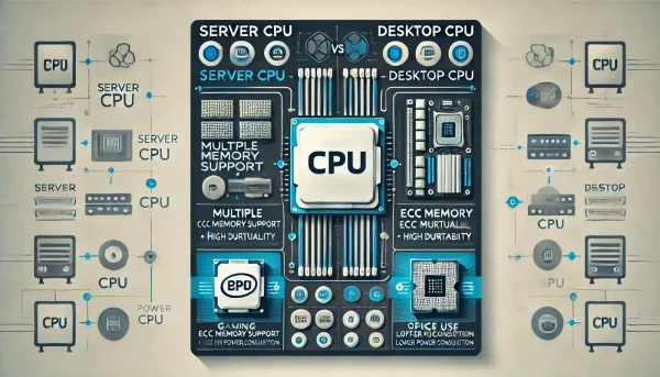 تفاوت پردازنده‌های سرور و کامپیوتر: بررسی فنی و تخصصی