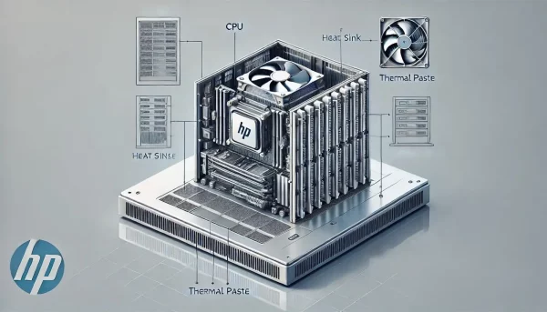 اهمیت هیت سینک در کاهش دمای CPU سرور HP