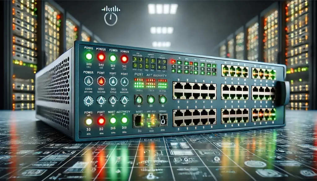 راهنمای کامل چراغهای سوئیچ سیسکو: انواع و عملکرد هر LED