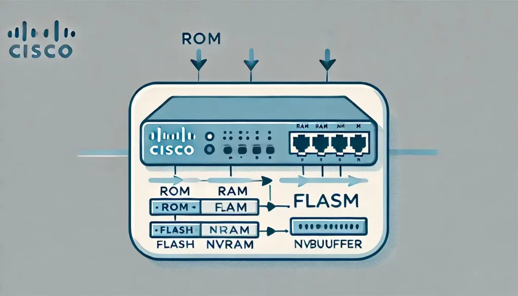 راهنمای کامل حافظه های روتر سیسکو برای مهندسان شبکه