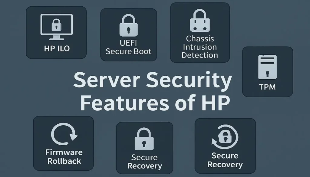 بررسی ویژگی‌های امنیتی سرورهای HP و اصطلاحات فنی مرتبط