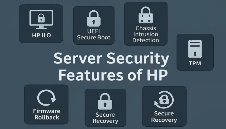 بررسی ویژگی‌های امنیتی سرورهای HP و اصطلاحات فنی مرتبط