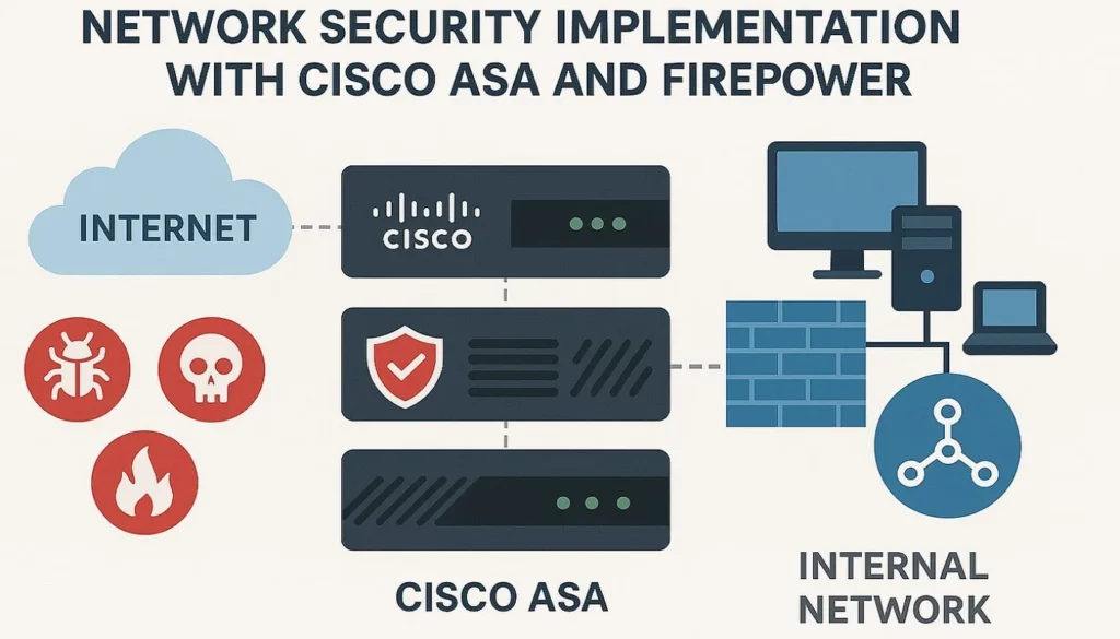 آموزش کامل پیاده‌سازی امنیت شبکه با Cisco ASA و Firepower