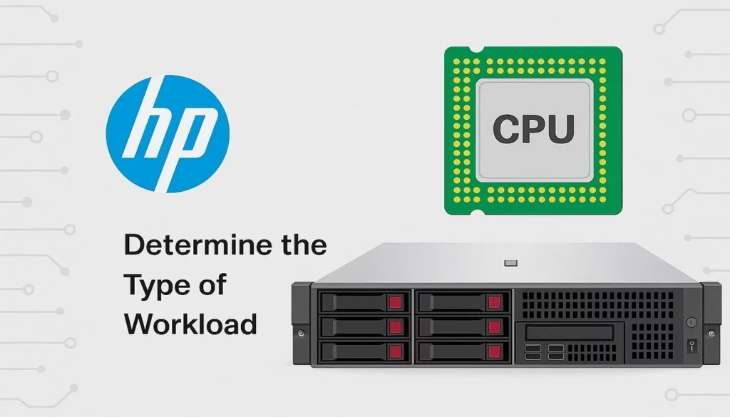 نکات کلیدی در انتخاب پردازنده برای سرورهای رک‌مونت HP