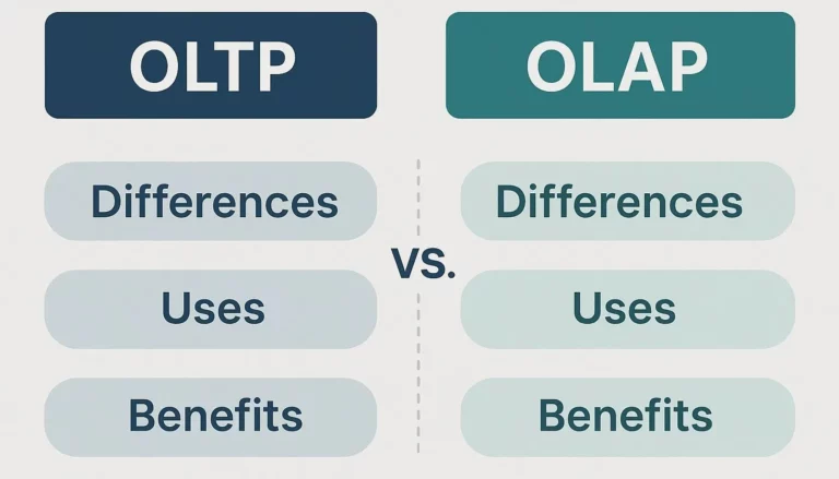 مقایسه کامل OLTP و OLAP: تفاوت‌ها، کاربردها و مزایا