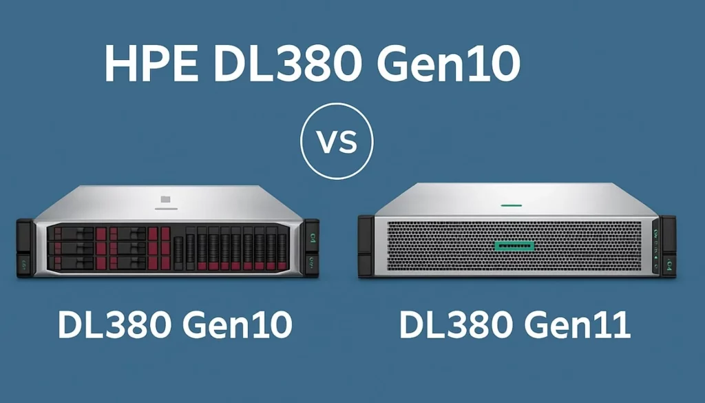 سرور HP DL380 G10 یا G11؟ بررسی تفاوت‌ها و انتخاب بهتر