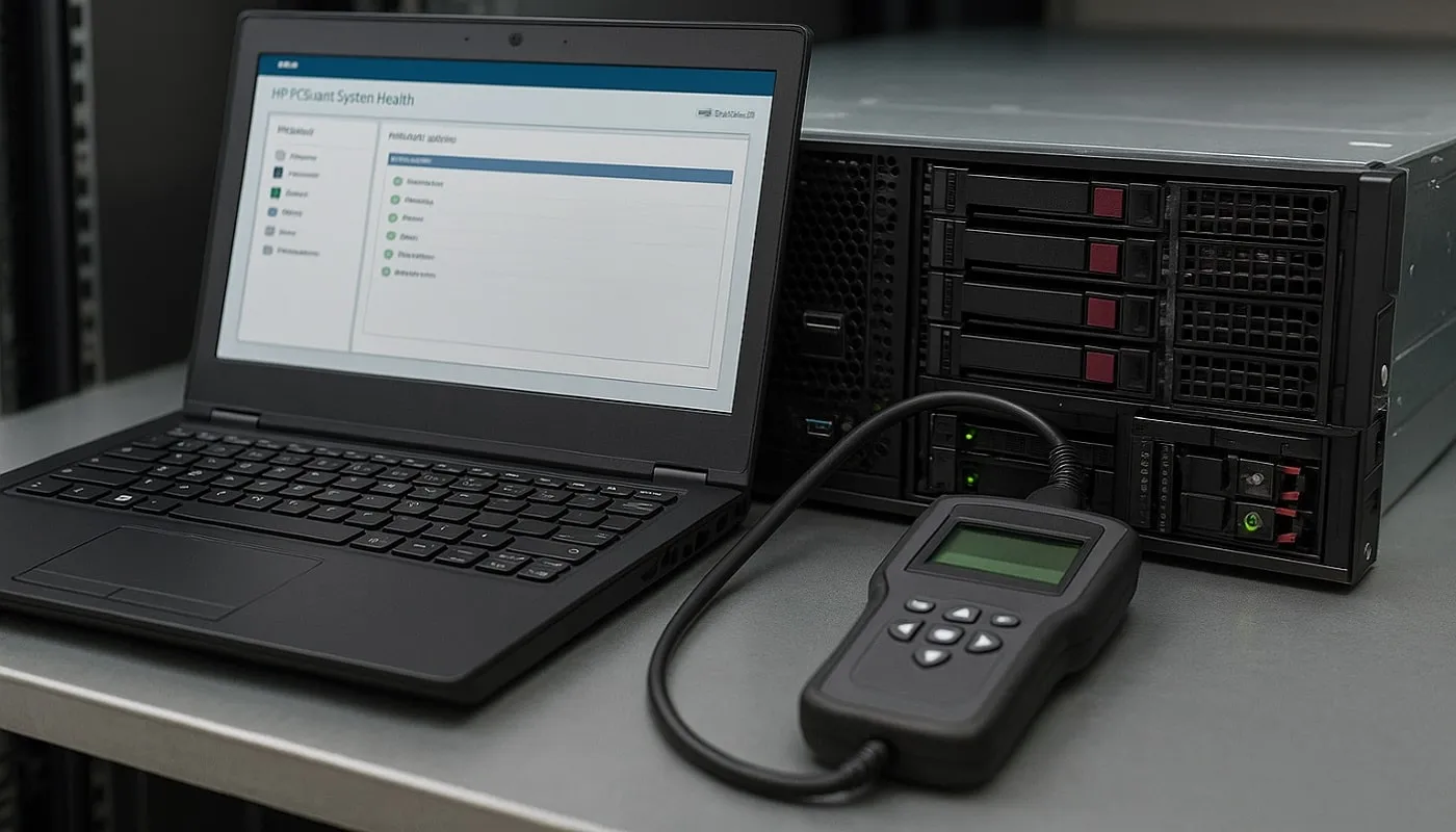 راهنمای کامل تست و عیب‌یابی CPU سرور HP