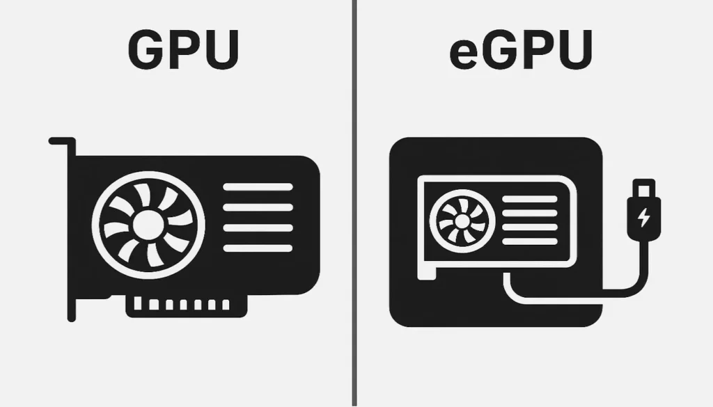 تفاوت GPU و eGPU: مزایا، معایب و کاربردها