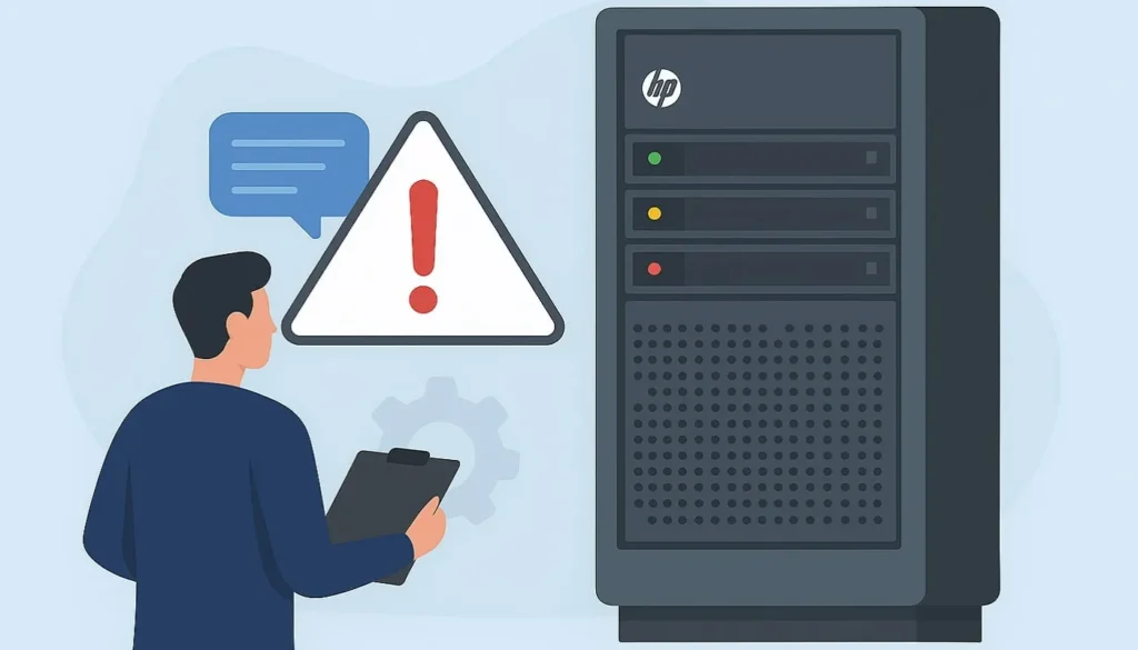 مهم‌ترین ارورها و آلارم‌ها در سرورهای HP ProLiant (بررسی تخصصی)