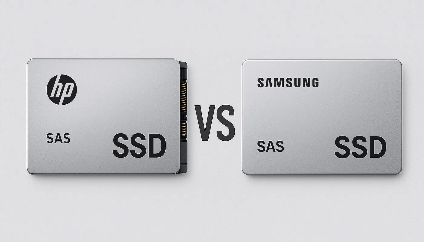 چرا SSDهای SAS برند HP در سرورها بهتر از SSDهای SAS برند سامسونگ هستند؟