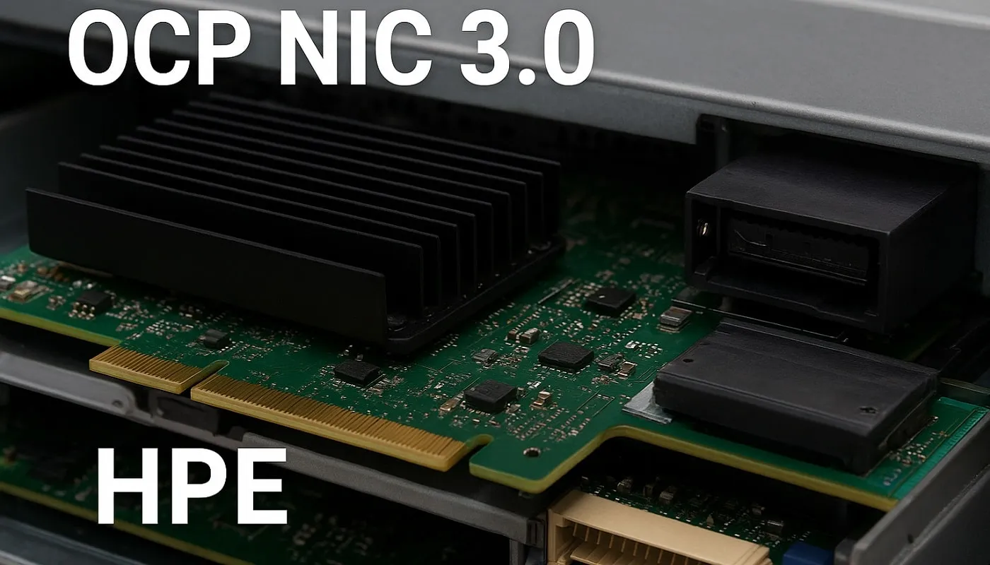 مشخصات و کاربرد اسلات OCP 3.0 در سرورهای HPE