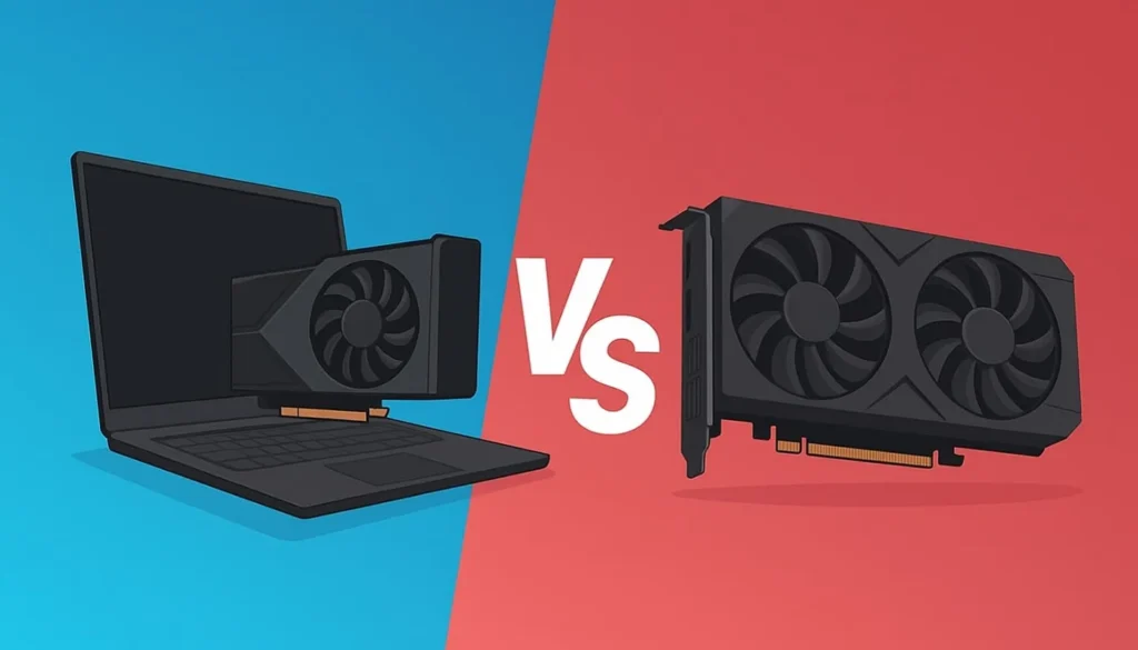 تفاوت کارت گرافیک لپ‌تاپ و دسکتاپ: کدام یک واقعاً بهتر است؟