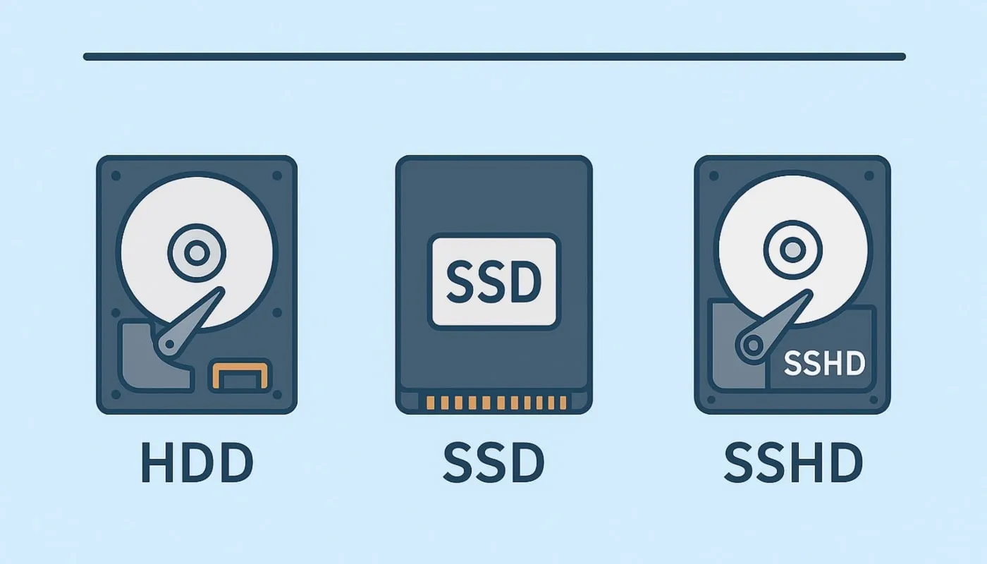 راهنمای انتخاب بهترین هارد دیسک | تفاوت HDD، SSD و NVMe