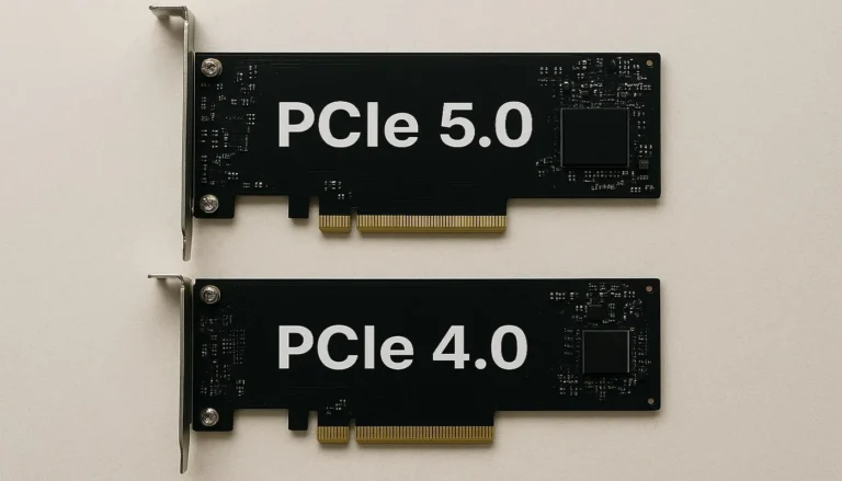 مقایسه PCIe 5.0 با PCIe 4.0 و تأثیر آن بر SSDها و کارت‌های گرافیک