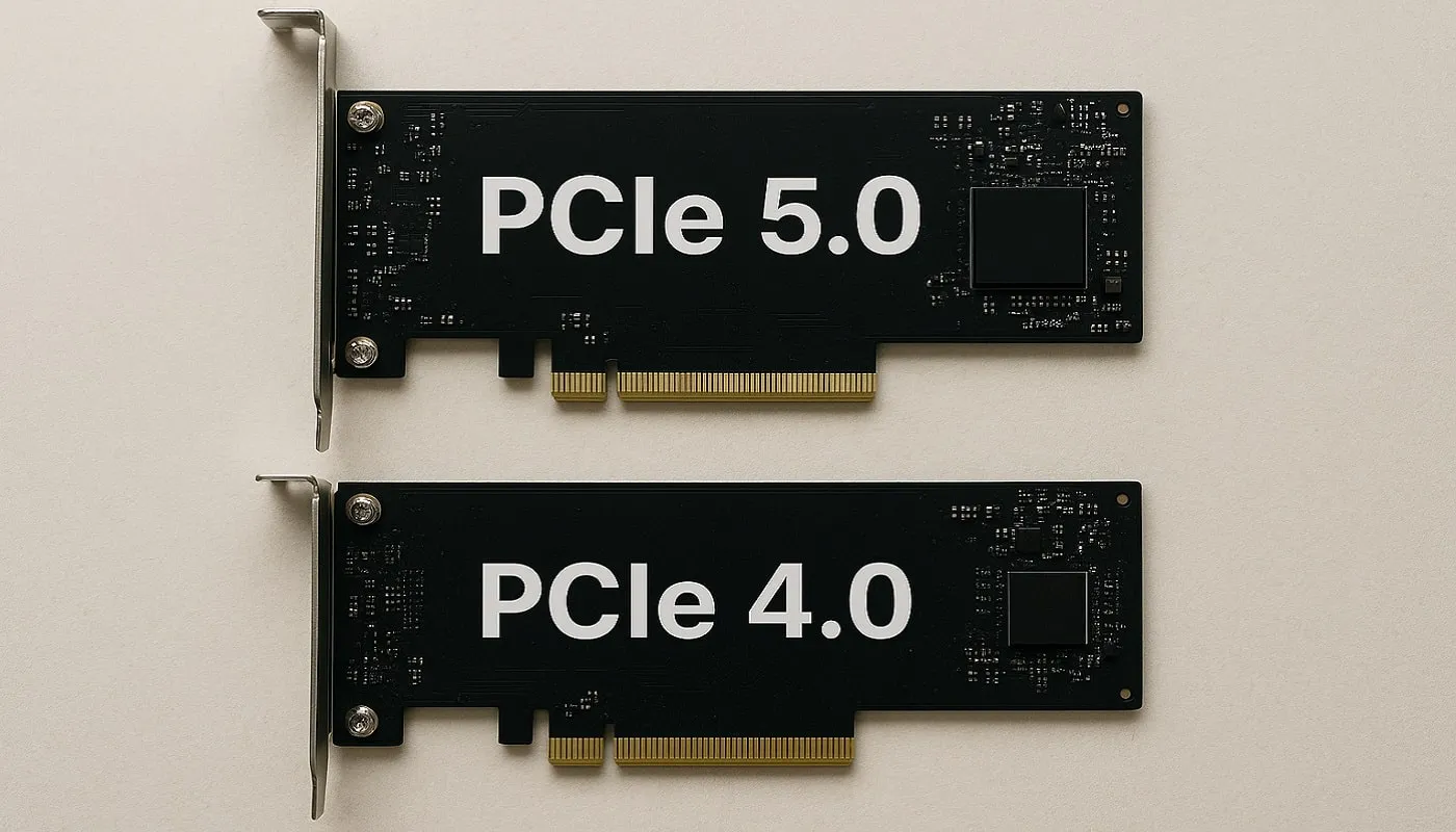 مقایسه PCIe 5.0 با PCIe 4.0 و تأثیر آن بر SSDها و کارت‌های گرافیک
