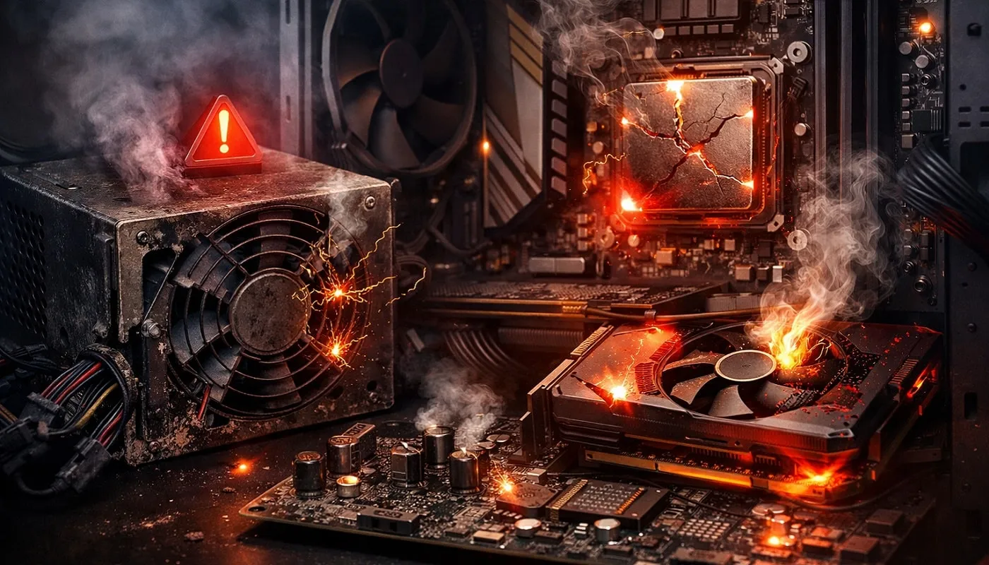 چرا منبع تغذیه ضعیف قاتل خاموش سخت‌افزار کامپیوتر است؟