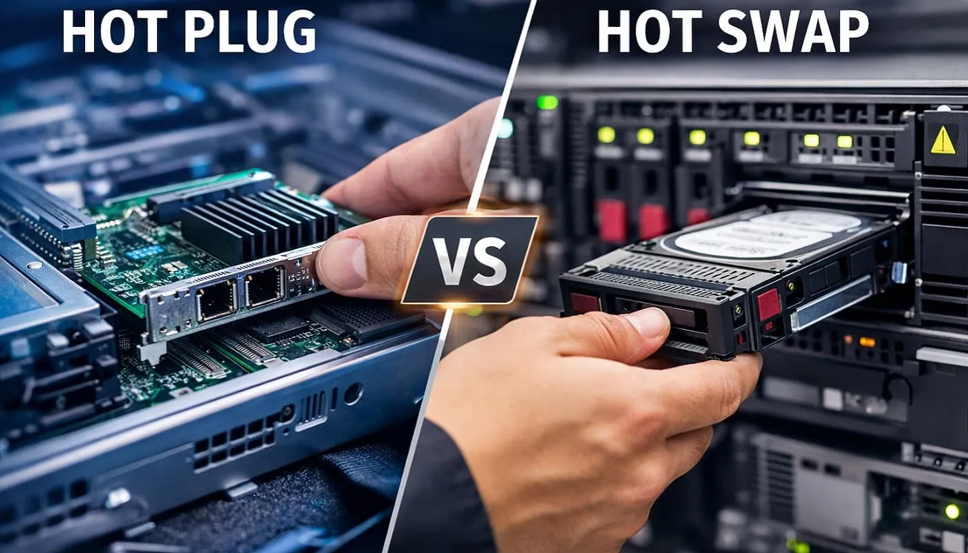 Hot Plug یا Hot Swap؟ کدام برای سرور اچ پی بهتر است؟