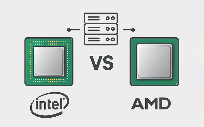 مقایسه Intel و AMD برای پردازنده‌های سرور