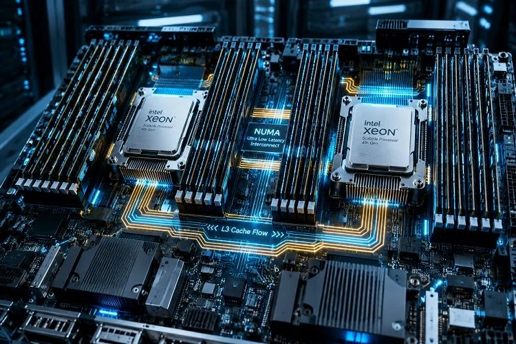 ساختار دسترسی غیریکنواخت حافظه NUMA و کش لایه سوم پردازنده در سرورهای HPE ProLiant برای دیتابیس