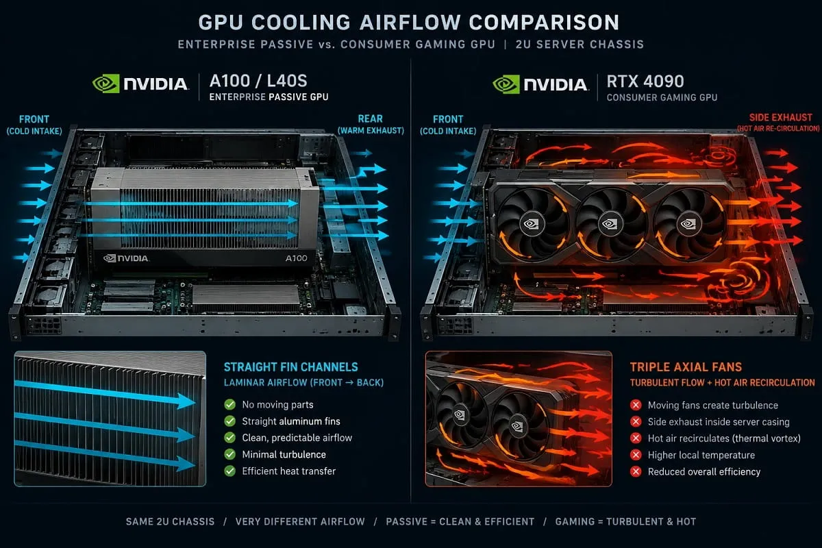 قطعات کیت راهاندازی کارت گرافیک سرور HPE شامل فن پرسرعت، کابل برق GPU و رایزر ثانویه