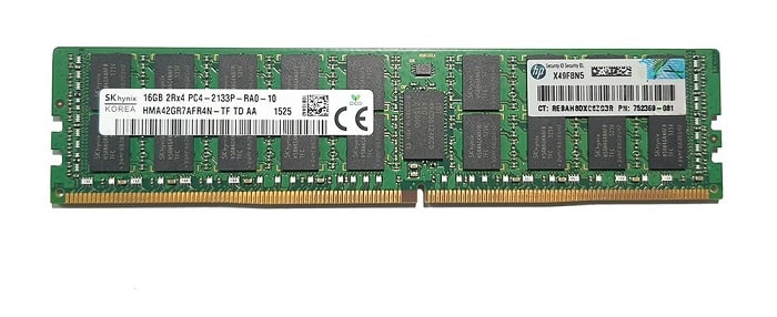 رم سرور  HPE 16GB PC4 2133 – مناسب برای سرور G9